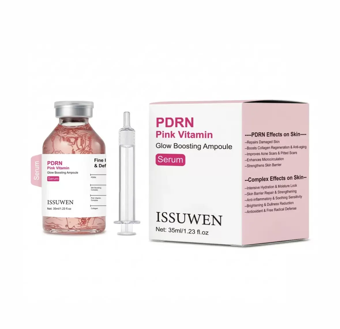 ✨ISSUWEN PDRN粉紅維他命亮膚安瓶精華 35ml