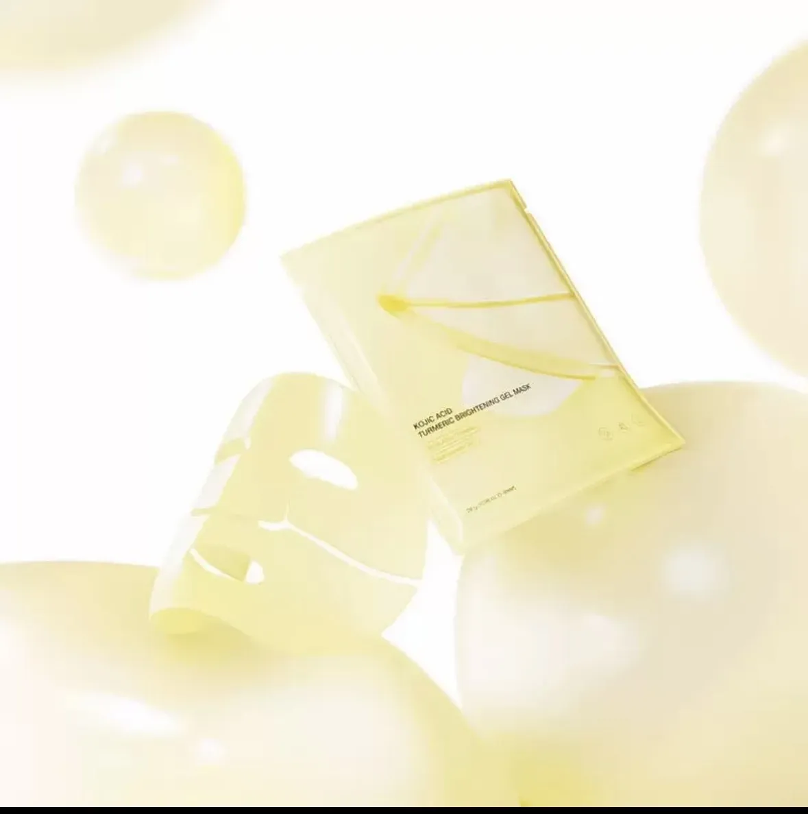 Kojic Acid Turmeric Brightening Gel Mask 曲酸薑黃亮白凝膠面膜🌻