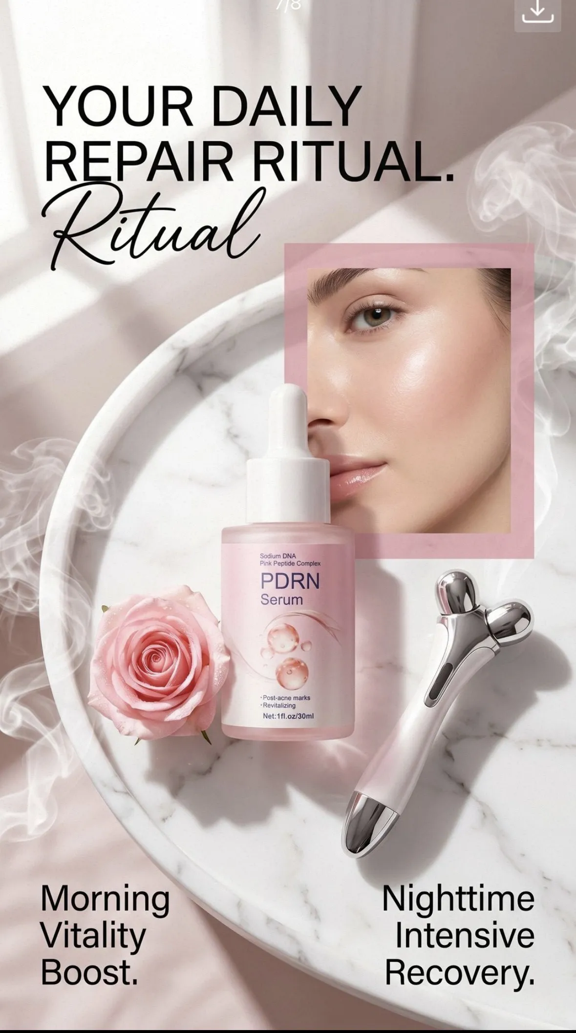 PDRN精華 PDRN Serum30ml 主要成分：DNA鈉、胜肽複合物