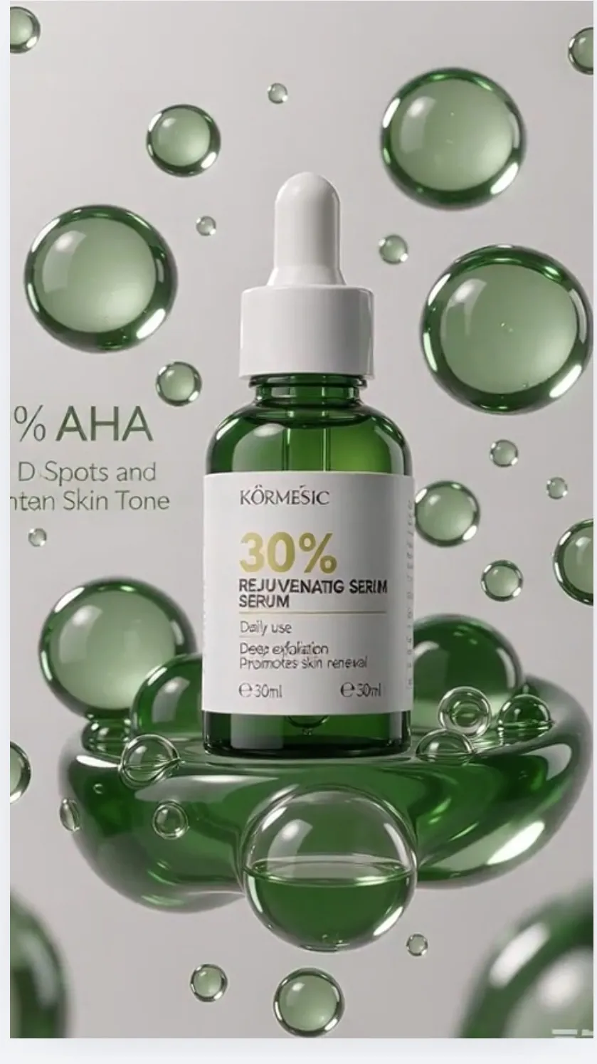 $498體驗💚30%AHA煥活煥膚護理 英國 KORMESIC 雙酸煥膚精華