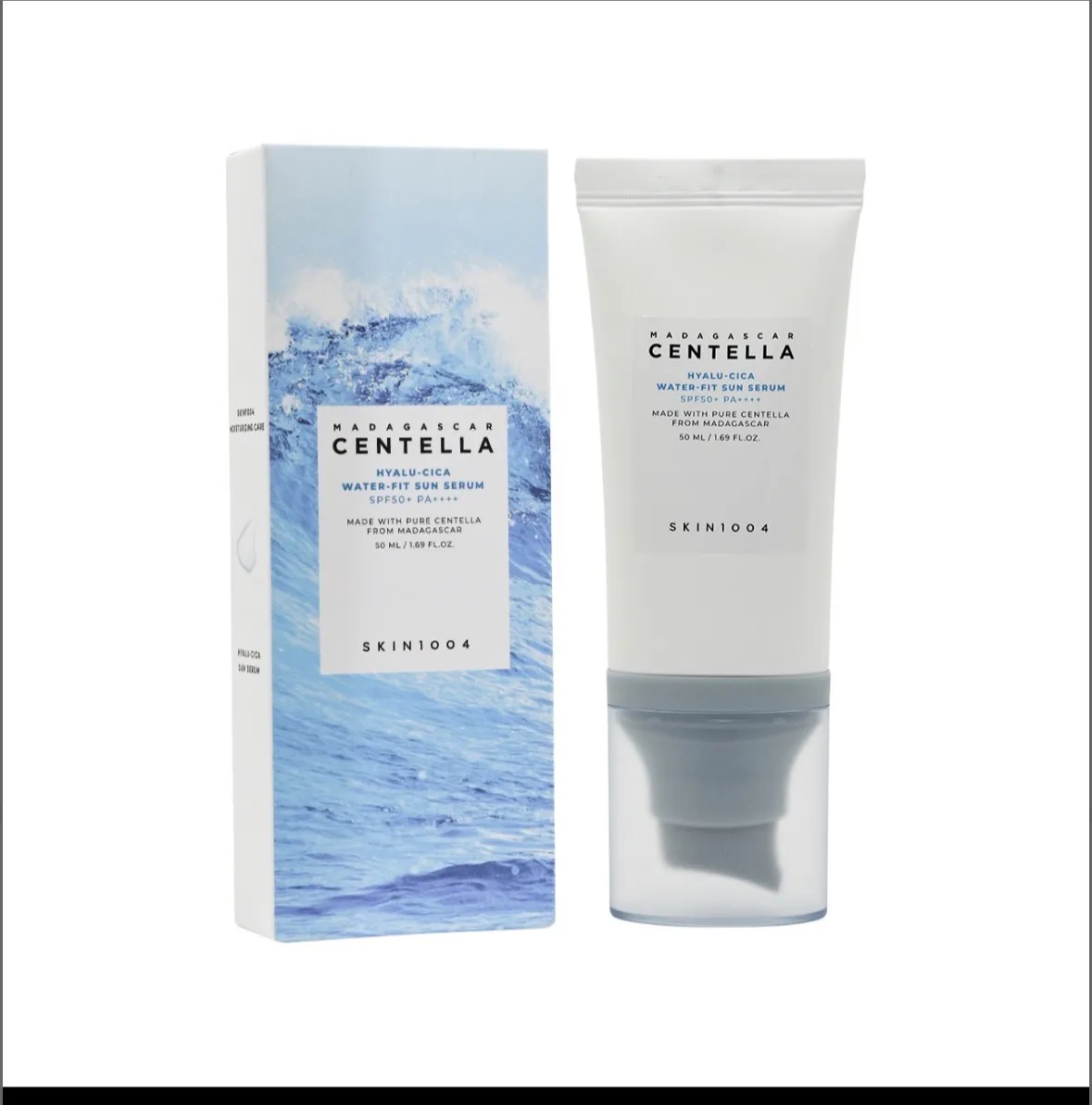 SKIN1004 积雪草玻尿酸水感防晒精華 SPF50+ PA++++ 做完仪器疗程
