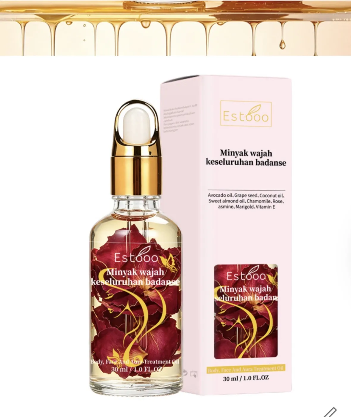 產品詳解  呢支係 Estooo 玫瑰全能護膚精華油（30ml）